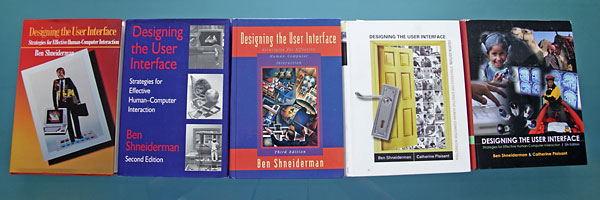 Five editions of Designing the User Interface