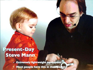 Present-day Steve mann