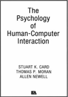 Cover of the Psychology og Human-Computer Interaction